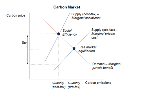 5. Economic Principles Suggest Taxing Emissions to Correct for Their Negative Externalities. Data available on request.